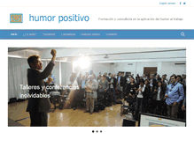 Tablet Screenshot of humorpositivo.com